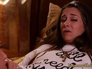 Wow, oral-loving stepmom devours teen 18+ beauty!