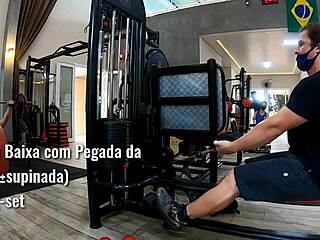 back workout with flexible moves in thong and panties