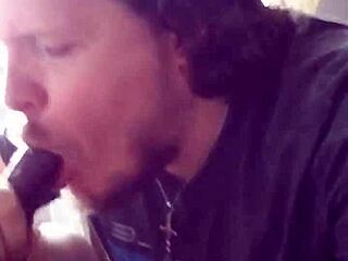 Casual chat about big black cock blowjob