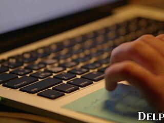 Delphine Films- Sexy Alex Coal explores Olive Glass intimately