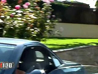 Hot brunette with big natural boobs outdoor fucked and cumshot!