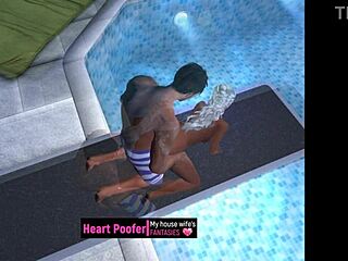 jumping off the board at the public pool