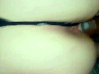 PAWG Cums Hard on BBC Doggy