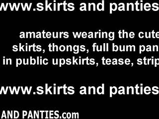 It Really Turns Me On Flashing My Panties Under My Skirt in Public