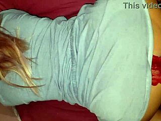 under stepmother's dress, panties and close up fingering