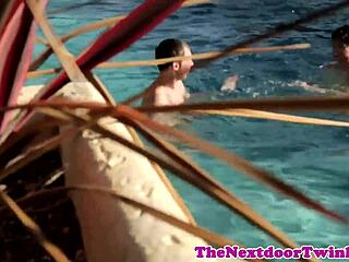 Skinnydipping Twinks Fucking Hard!