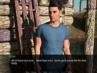 John peeks as Mary changes dress 😏