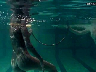 underwater acrobatics lesbians irina barna and anna feher