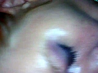 redhead gives intense blowjob in reality