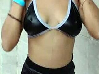 My colombian stepsister with perfect body seduces me and sucks my cock in various poses