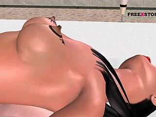 Indian Girl's Threesome in 3D Cartoon Hentai