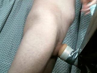 The soloboy uses fleshlight 7 in an intimate solo session.