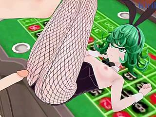 Tatsumaki and Fubuki Bunny Girls Fuck Intensely!