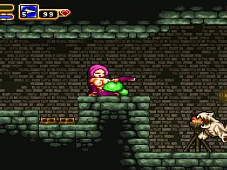 Succubus Librahearth gives a blowjob.