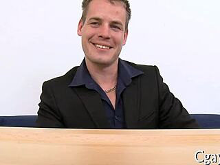 Wild Bareback Contest: Hunk Blowjob Competition in Gay Sex Game