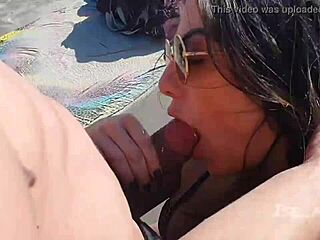 Hot Couple Ise Mah Public Beach Fuck