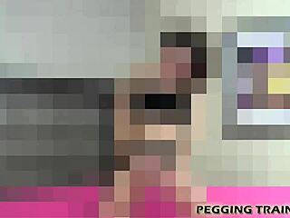 How Deep Is Your Ass?! She Asks While Using Strapon Toys.