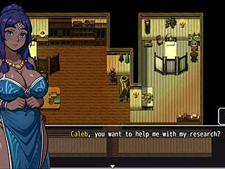 sexy nurse in lost lagoon harem undergoes naked examination by male for first time