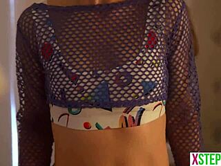 Teen Stepsister And Hot Bff Fuck In Halloween Room