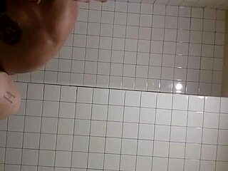 Moon got bent over for wild anal in a public bathroom setting