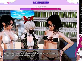 Vtuber Lewdneko Plays Harem Hotel Part 24 With Big Tits Maid In 3d