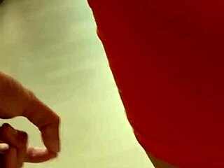 this hot girl has a nice ass in tight shorts at the market, wow