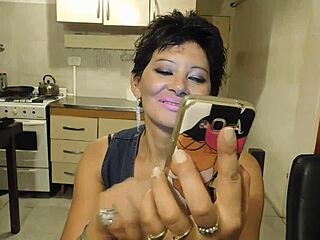 Nymphomaniac Wife Loves Ass Fucking on Counter and Cleans with Tongue.