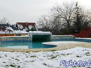 snowball fighting lezzies licking pussy so good!