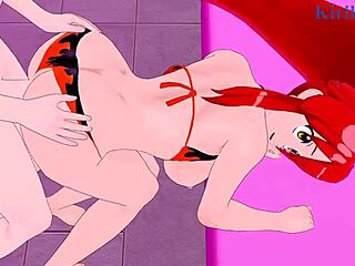 yoko littner in intense sex scene from gurren lagann hentai