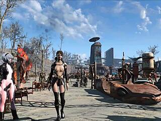 fallout 4 features extreme bdsm fashion in this cute teen scene
