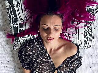 Cute young hentai girl reaches three intense orgasms with eye contact