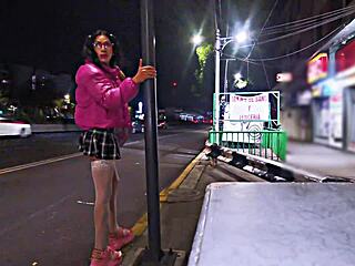 hey, public whore, why you flashin’ that miniskirt outdoors like this?