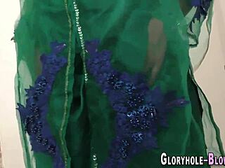 cocksucking ho gets cum all over, dang it!