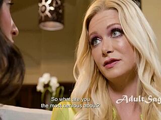 confidence coach teaches her how to kiss