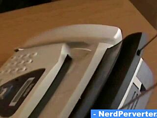 Do you want to see this office slut getting her pussy licked hard in POV? Watch her moan as amateurs shag her at work.