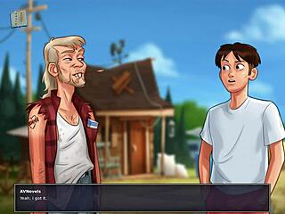 Episode 132 of summertime saga with erotic elements