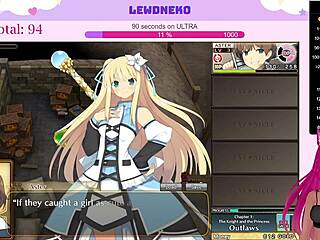 Vtuber Lewdneko Plays Evenicle Game With Hentai Creampie Scenes