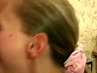 Amateur Blonde Sucks Huge Cumshot on Face