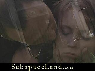 Teen carries master in harness