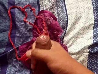 cum in my sister-in-law's panties!