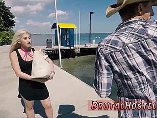 Slave wake up big-breasted blond hotty Cristi Ann is on vacation