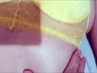 i put the redhead's panties aside and fucked her shaved pussy until i came inside.