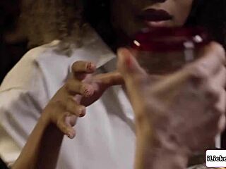 ilickedagirl com - ebony babe dominates blonde milf with intense facesitting.