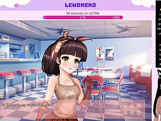 Lewdneko Plays Naked in Hentai Dating Game Part 1