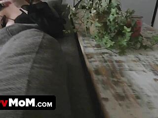 Stepson Banging His Stepmom On Top