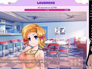 Lewdneko Plays Naked in Hentai Dating Game Part 1