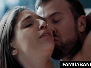 FamilyBangs.com - Depressed Stepsister Gets Rough Comfort. Abella Danger and Chad Alva Heat Up!
