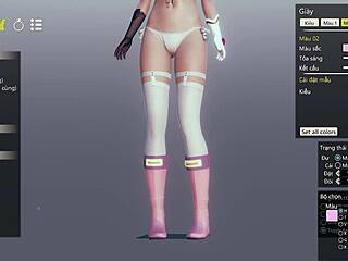 Sexy 3D hentai solo masturbation scene