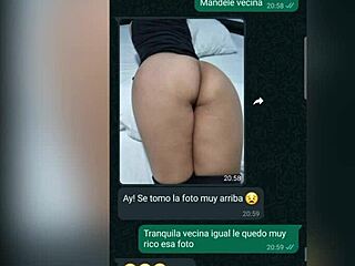 Neighbor shows lingerie and bends over for doggystyle