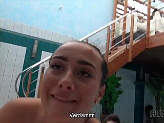 Watch this czech teen 18+ ride in cowgirl and blowjob for cash! The cuckold can't believe it!